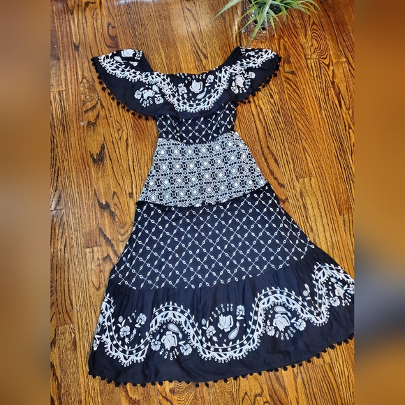 Anthropologie Marisol Off-The-Shoulder Midi Dress - Picture 11 of 15